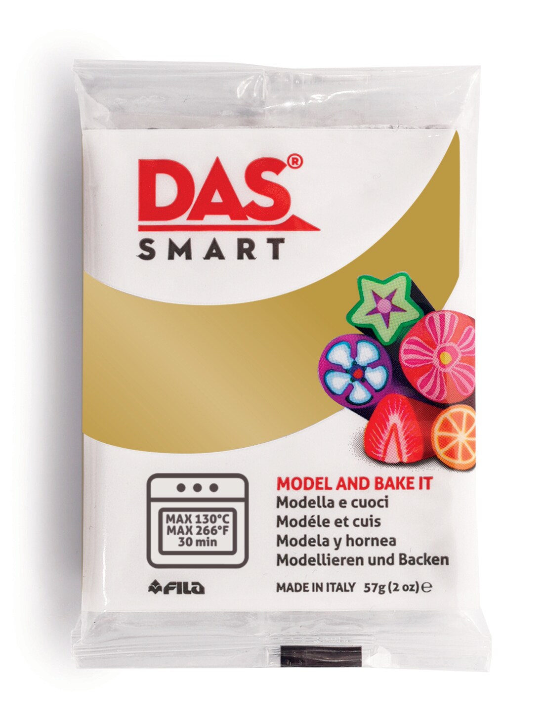 Das Smart Modeling Clay, 2 oz., Gold
