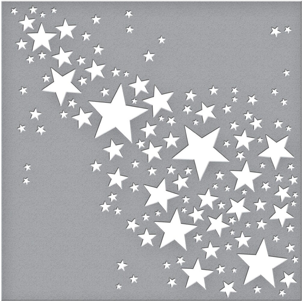 Spellbinders Stencil-Star Bright