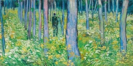 Undergrowth with two figures Poster Print by Vincent van Gogh - Item # VARPDX2VG1959