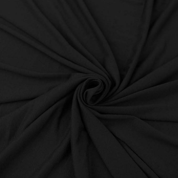 FabricLA 10oz Cotton Spandex Jersey Knit Fabric by The Yard 60&#x22; Inches Wide - Ultra Soft 4 Way Stretch Knit Fabric for Clothing