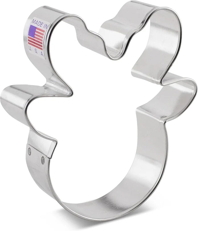 Ann Clark Reindeer Head Face Cookie Cutter, 4&#x22;