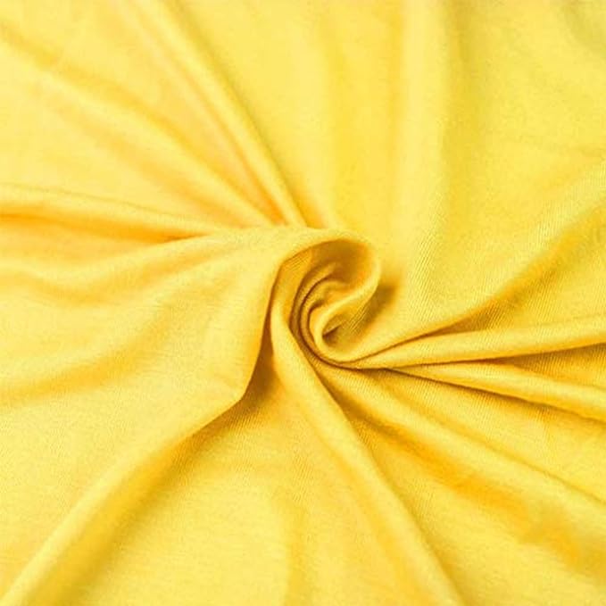 FabricLA 12oz Cotton Spandex Jersey Knit Fabric by The Yard - 60" inches Wide - Ultra Soft 4 Way Stretch Knit Fabric for Clothing
