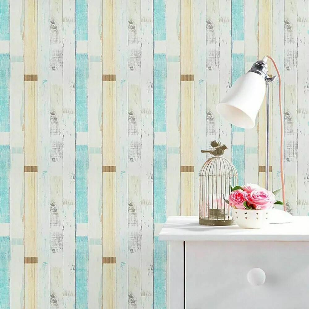Kitcheniva Wood Self Adhesive Waterproof Wall Panel Decor 18x32 Ft 2 Rolls