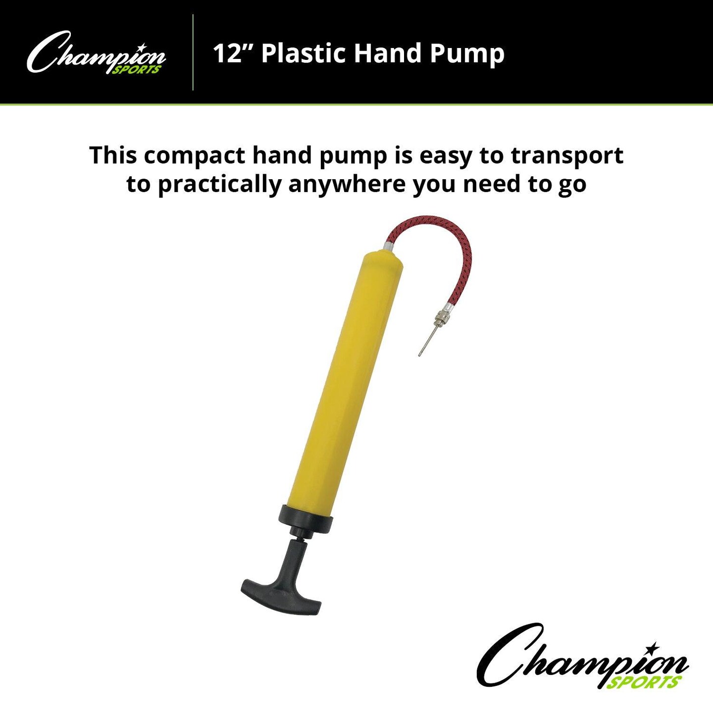 Plastic 12&#x22; Hand Pump, Pack of 6