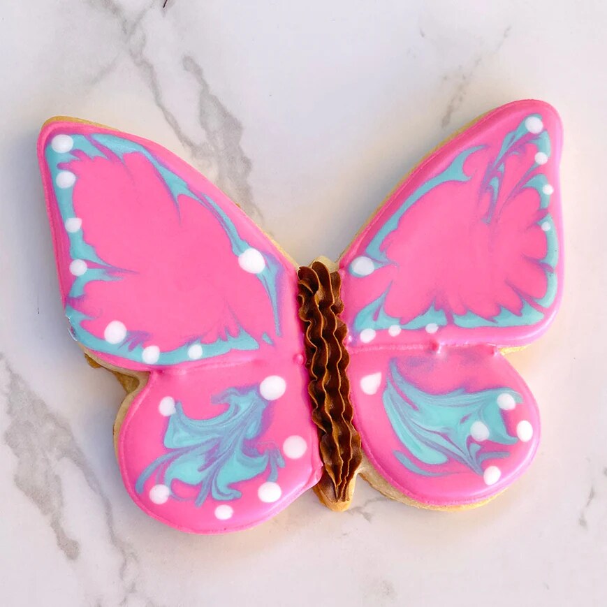 Ann Clark Cute Butterfly Cookie Cutter, 3&#x22; x 3.75&#x22; Big Wings