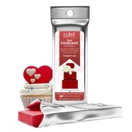 Green Bakell's Satin Ice Vanilla Fondant 4.4 oz. Foil Package