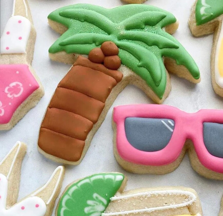 Ann Clark Tropical Palm Tree Cookie Cutter, 4.25&#x22;