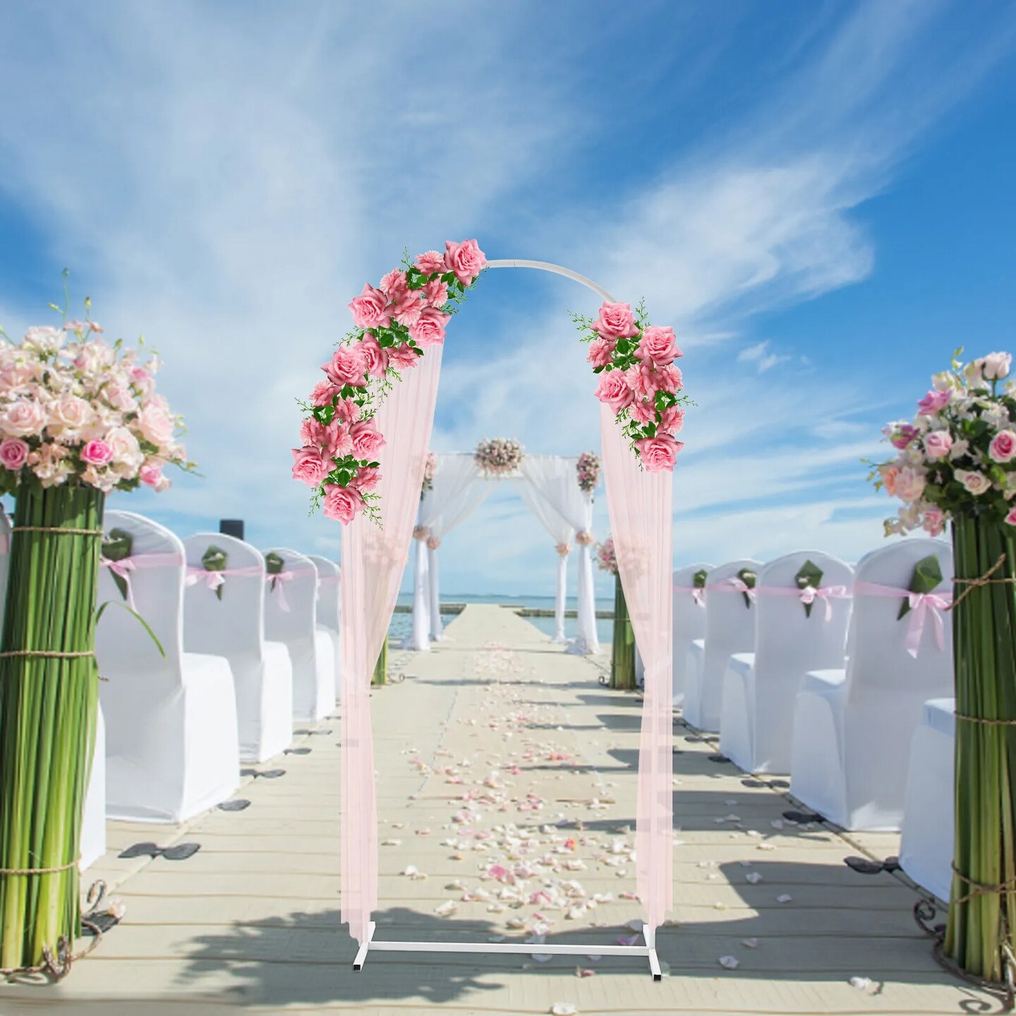 Garden Flower Plant Backdrop Stand