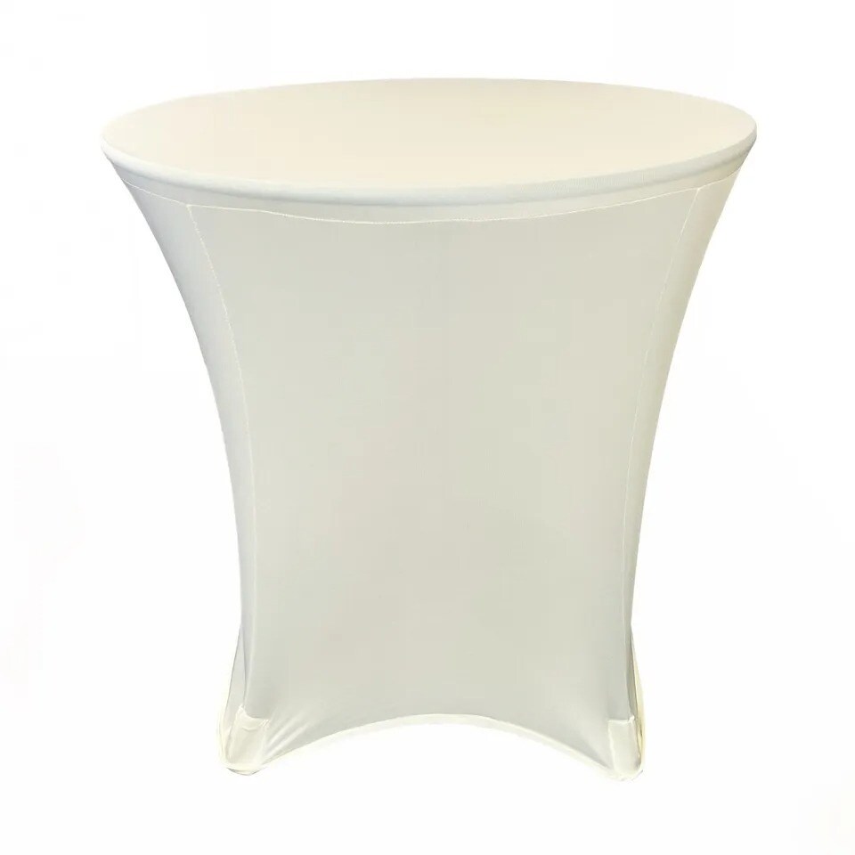 30&#x22; x 30&#x22; Round Spandex Tablecloth for Lowboy Cocktail Tables