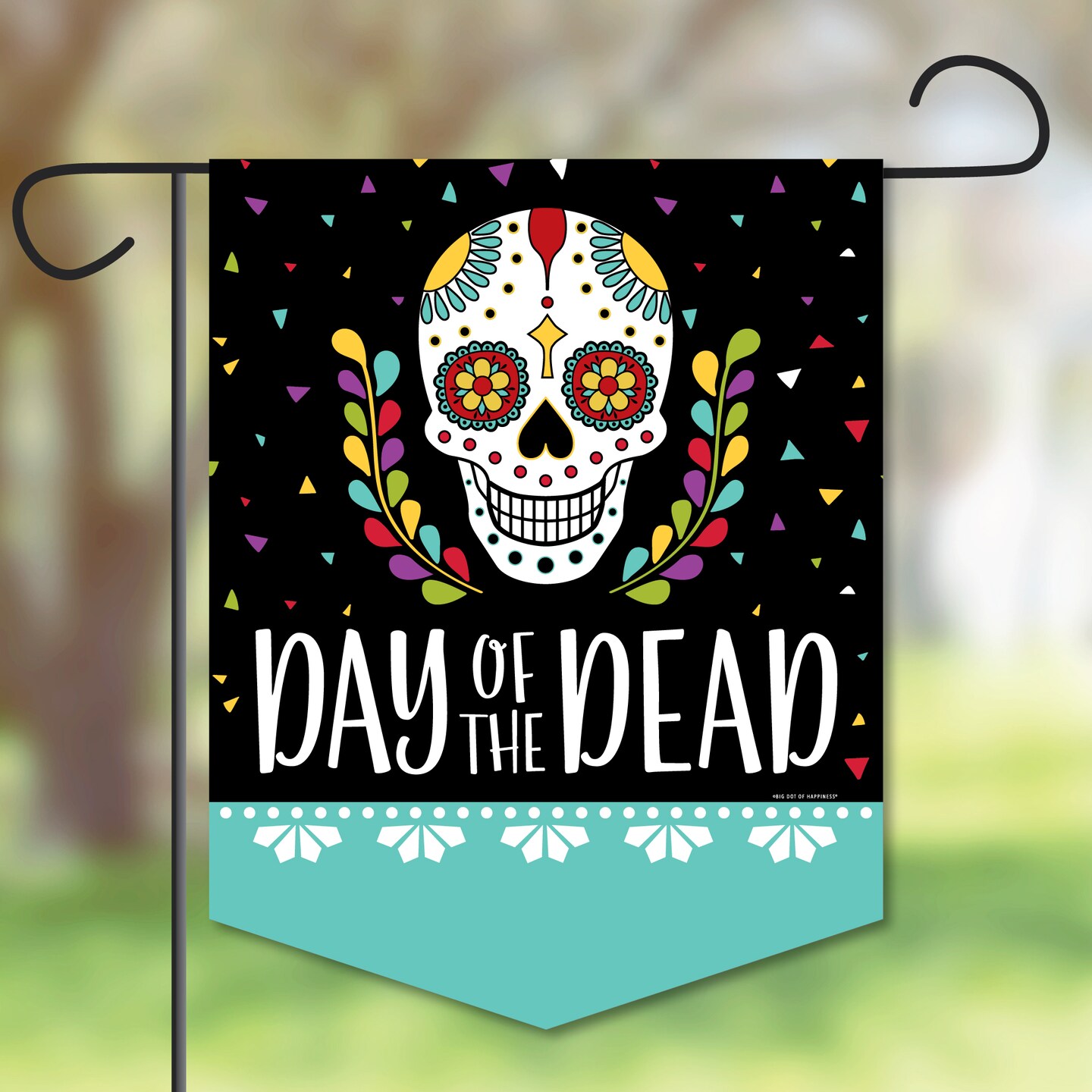 Big Dot Of Happiness Day Of The Dead - Paper Straw Decor - Sugar