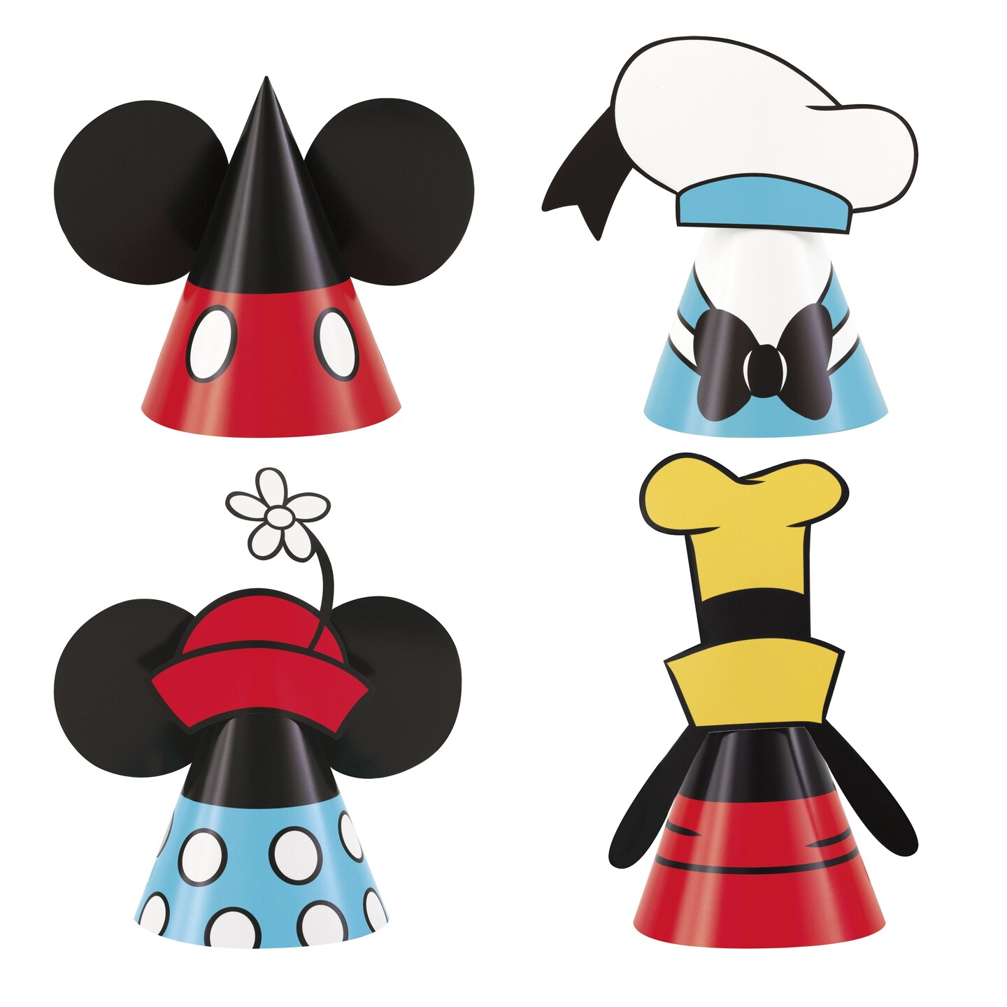 Mickey Mouse Party Hats - 8ct