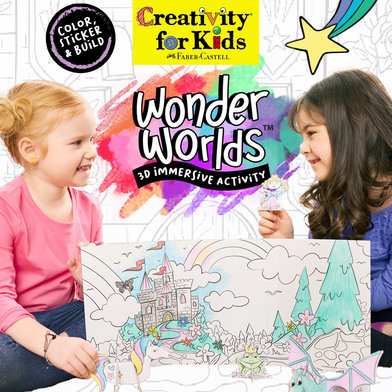Kids Club: Color, Build & Play Wonder Worlds with Faber-Castell®