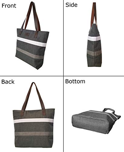 Women&#x27;s Shoulder Tote Bag - Top Handle Satchel Handbag for Work, College, Travel, Business, and Casual Shopping (Upgraded)