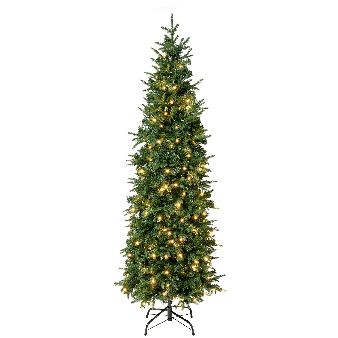 National Tree Company First Traditions PreLit Duxbury Slim Christmas