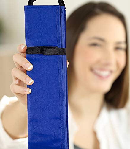 Bulletin Board Storage - Foldable Border Storage for Pocket Chart, Organize Bulletin Board and Wall Borders, Includes Storage with Pockets (41" x 24.5")