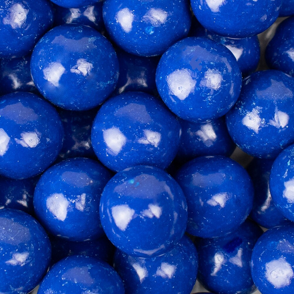 60 Pcs Dark Blue Candy Gumballs 1-inch (1 lb)