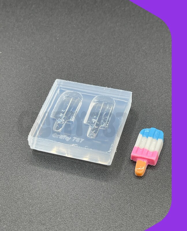 Ice Cream Silicone Mold, Resin Mold, Polymer Clay (A15)