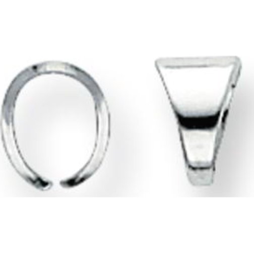 Sterling Silver 4.0mm Bail - Pack of 6