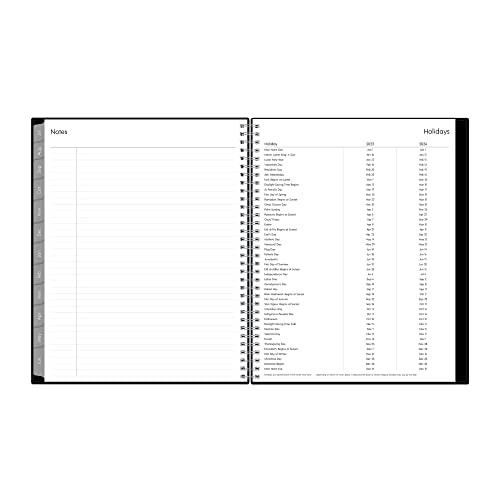 "Enterprise 2023-2024 Academic Planner: Flexible 8.5" x 11" Wirebound Weekly & Monthly Organizer
