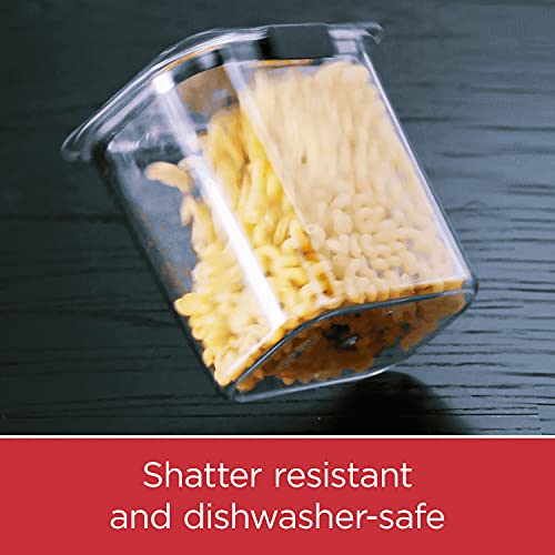 Rubbermaid Brilliance BPA Free Food Storage Containers with Lids, Airtight, Stain Resistant, Dishwasher Safe, Set of 4 (Small)