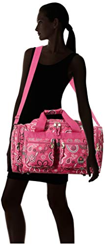 Rockland Pink Bandana 19-in. Tote Bag