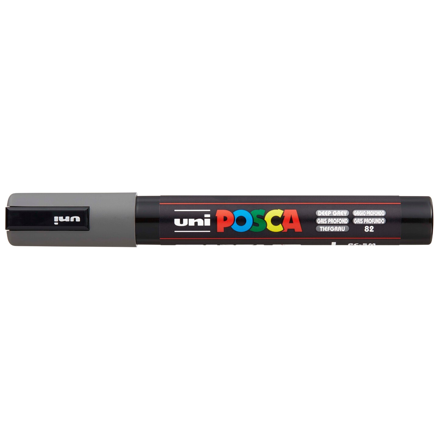 Posca Paint Marker, Pc-5M, Medium, Deep Grey