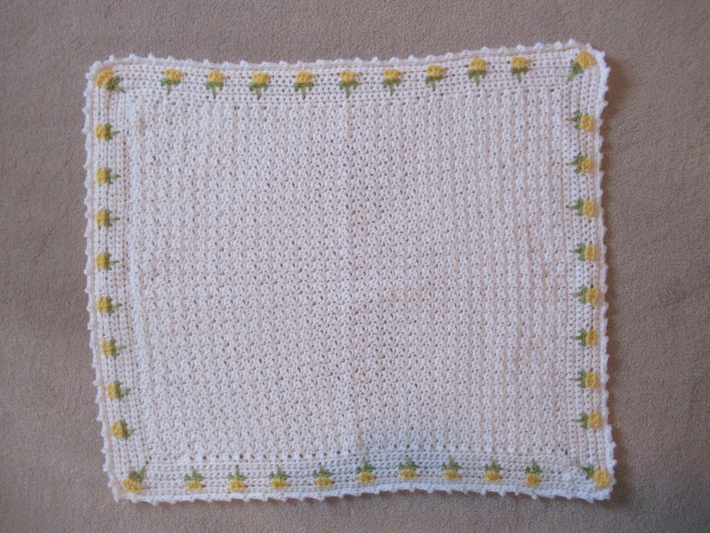 Rosebud cheap baby blanket