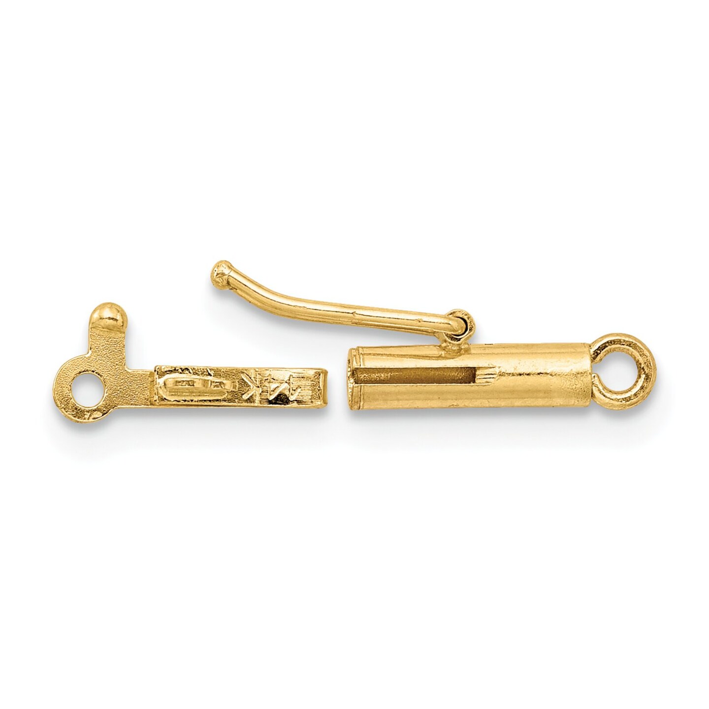 14K Gold Barrel Clasp 8.3mm