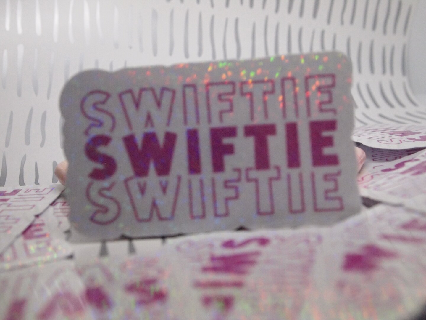 Swiftie Holographic Sticker