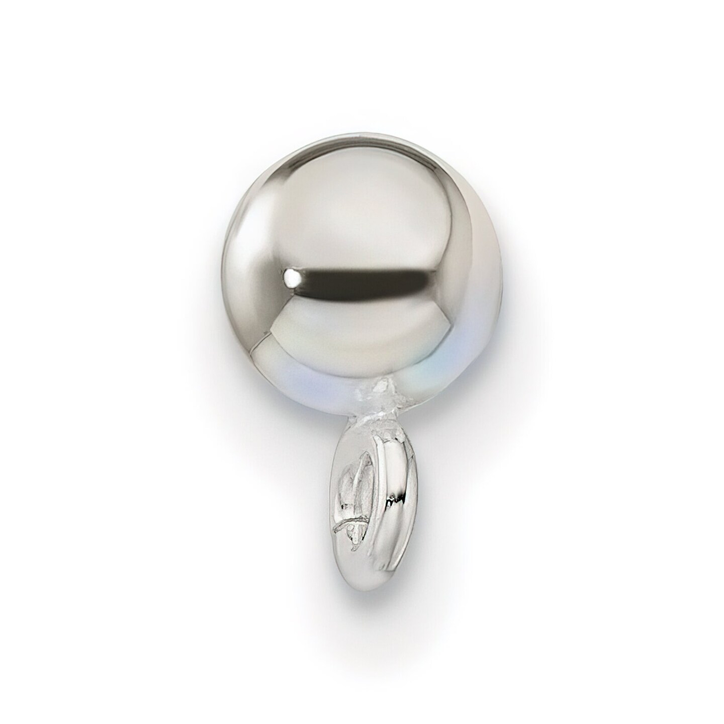 Sterling Silver Ball Stud with Ring Earrings 4.0mm Jewerly - Pack of 12