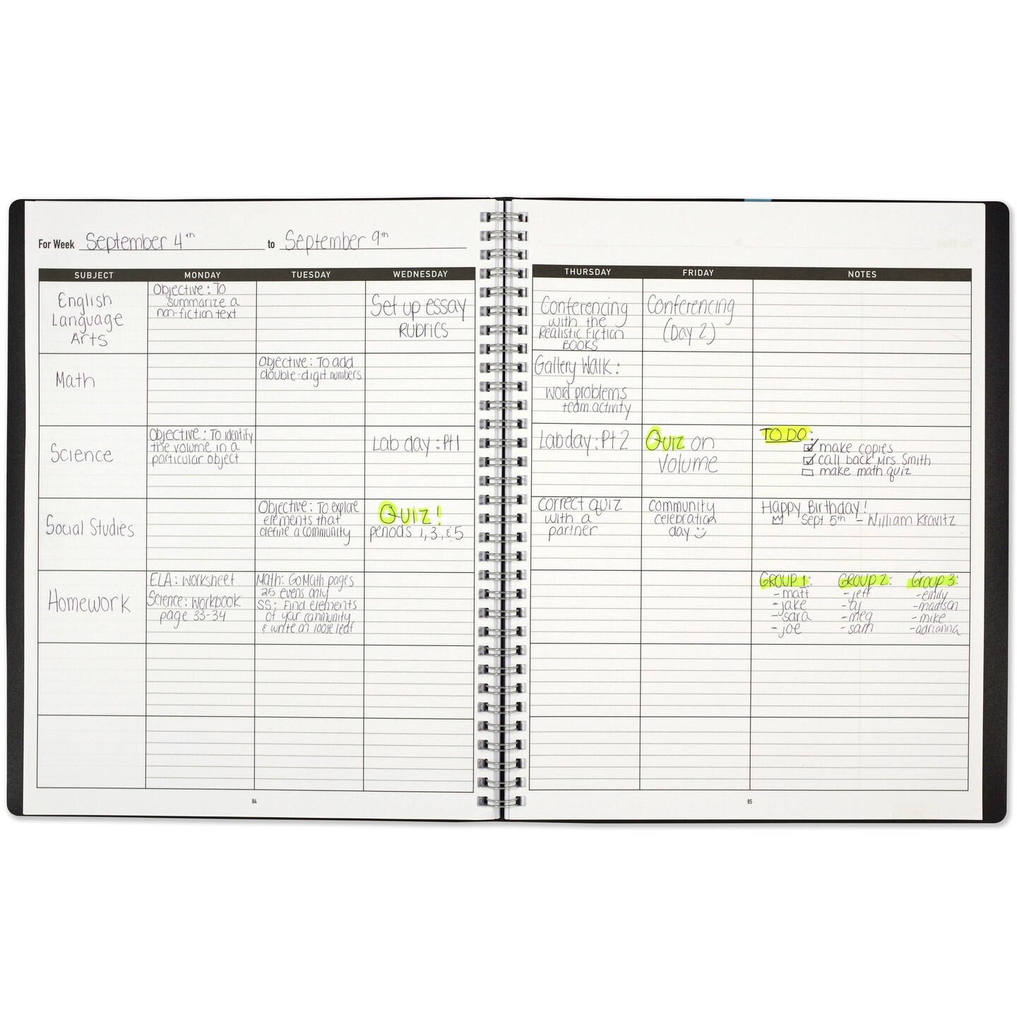 Teacher&#x27;s Planner (Teacher&#x27;s Lesson Planner)