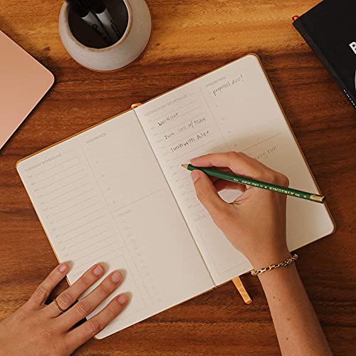 2023 Planner Daily Weekly and Monthly Organizer Achieve Your Goals A5 Hardcover Agenda Start Anytime