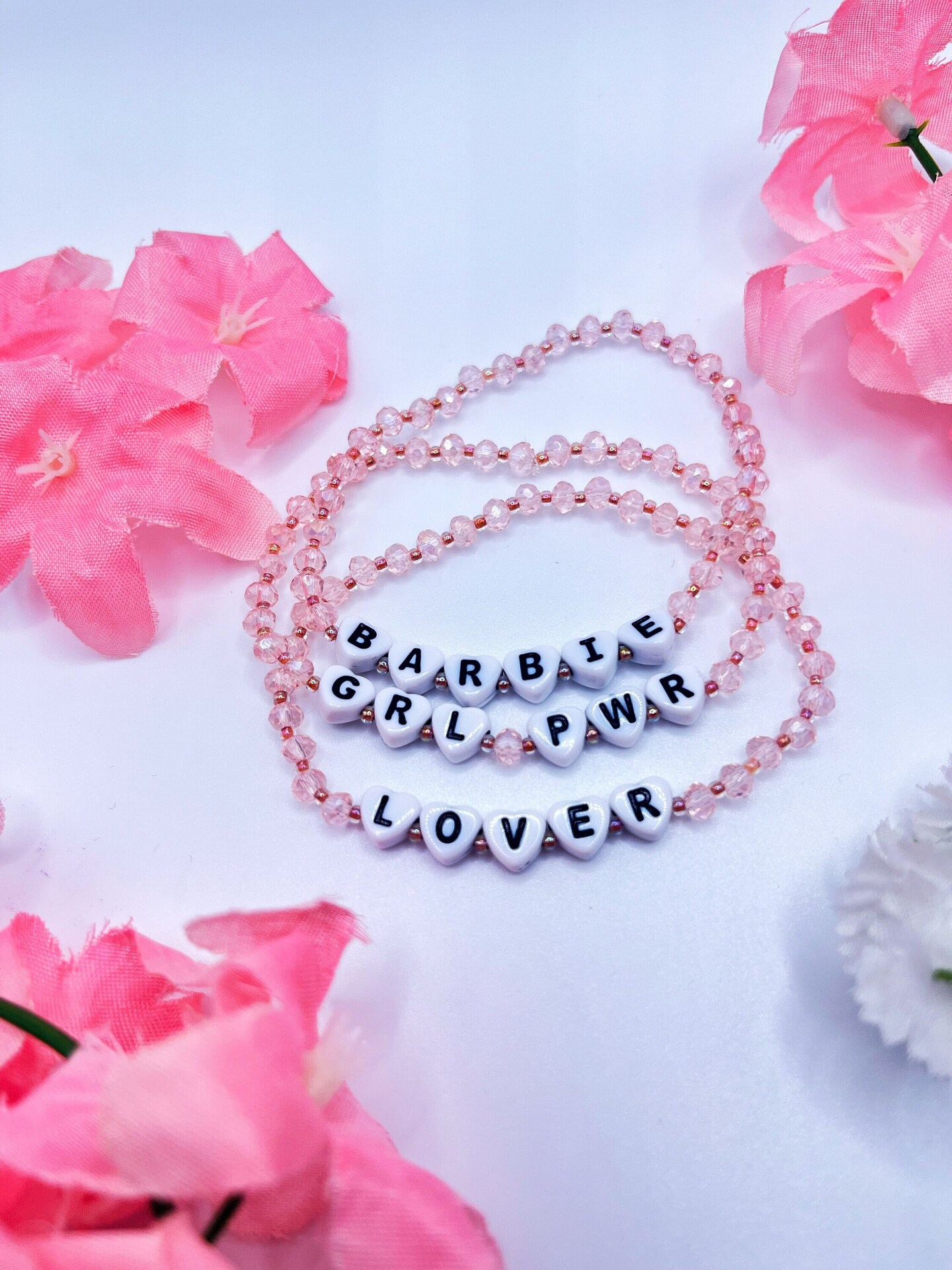 Shiny Polyhedron Beads Bracelet Cuff Jewelry for Women