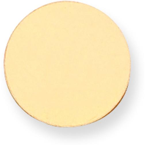 14K Gold Round Stamping Disc 0.018&#x22;