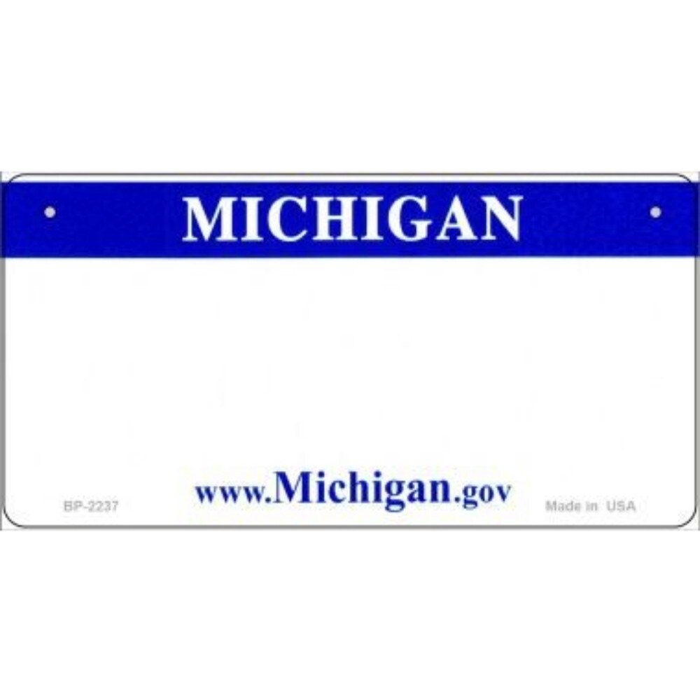 Smart Blonde Michigan Novelty State Bicycle License Plate Bp-2237