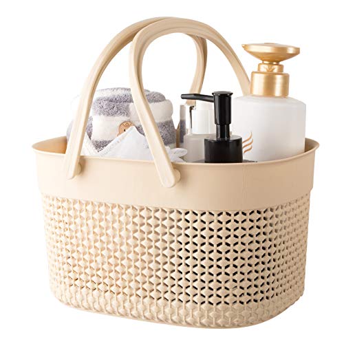rejomiik Portable Shower Caddy Basket, Plastic Organizer Storage