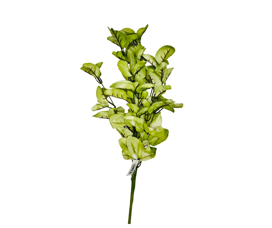 19H&#x22; Artistic Leaf Spray - Artificial Greenery in Choice of Vibrant Lime Green or Romantic Rose Pink-FG571931/FG571938