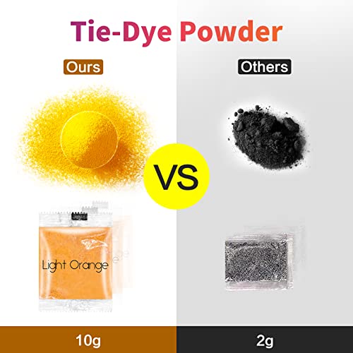 WELYEME Tie Dye Powder Bulk, Fabric Dye Powder 9 Brazil