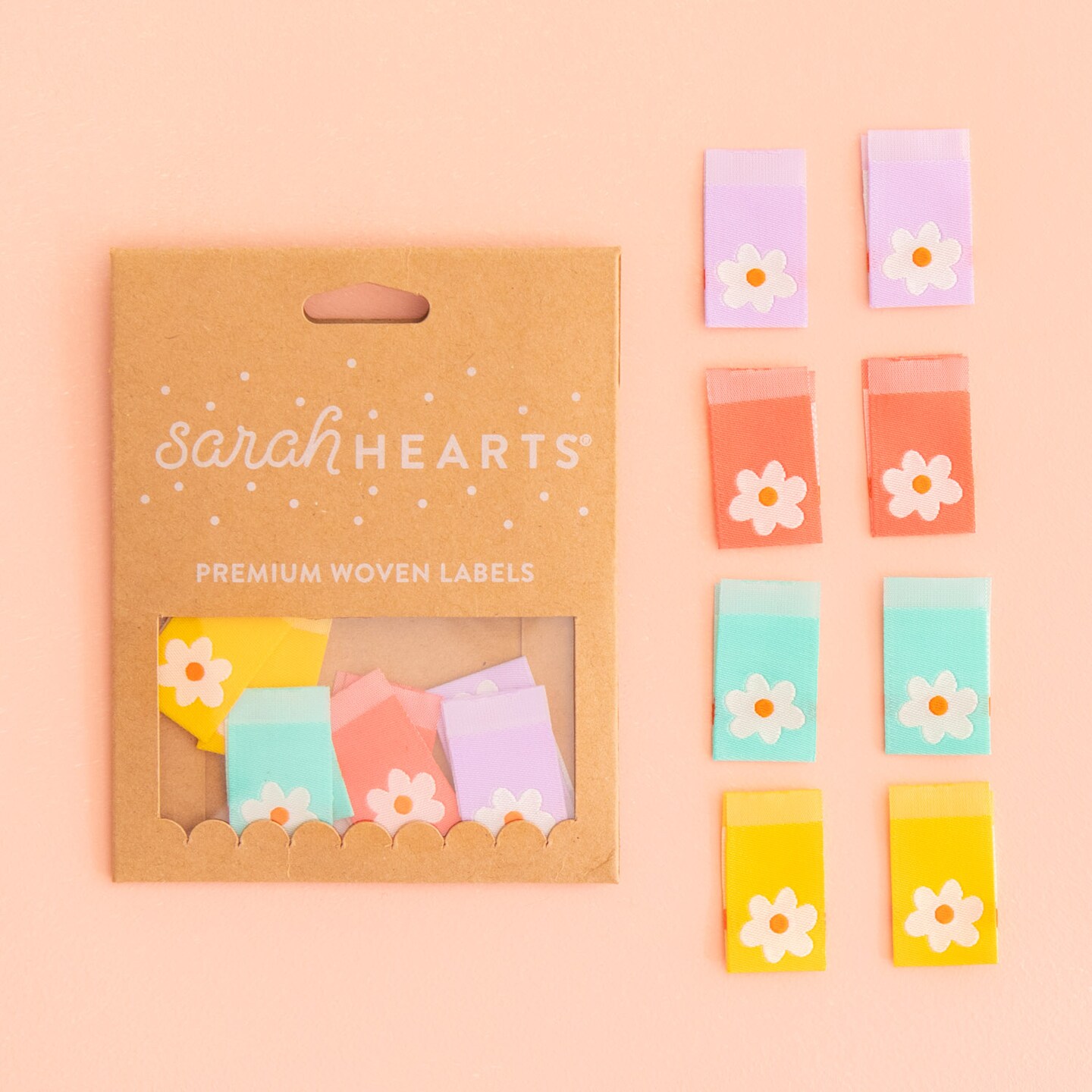 Daisy Multipack Woven Sewing Labels | MakerPlace by Michaels