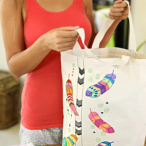 20 Fabric Markers Set - Non-Toxic, Indelible, and Permanent with Fine Point Tip for Textile Painting