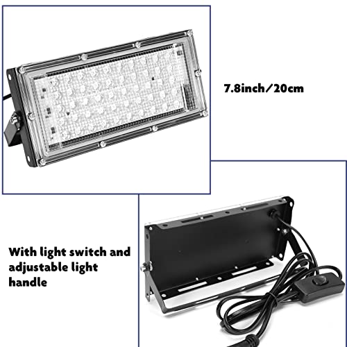 20W LED UV Screen Printing Exposure Light and Light Stand for Screen Printing Exposing and Cyanotypes