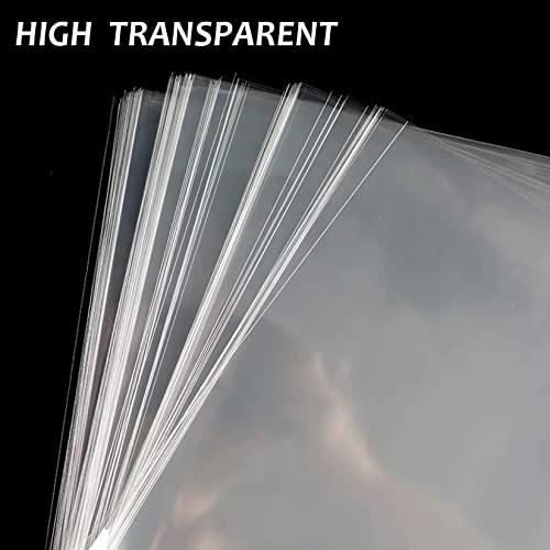 16x24Inches Cellophane Bags for Gift Baskets,Clear Cellophane Basket Bags 5Pieces