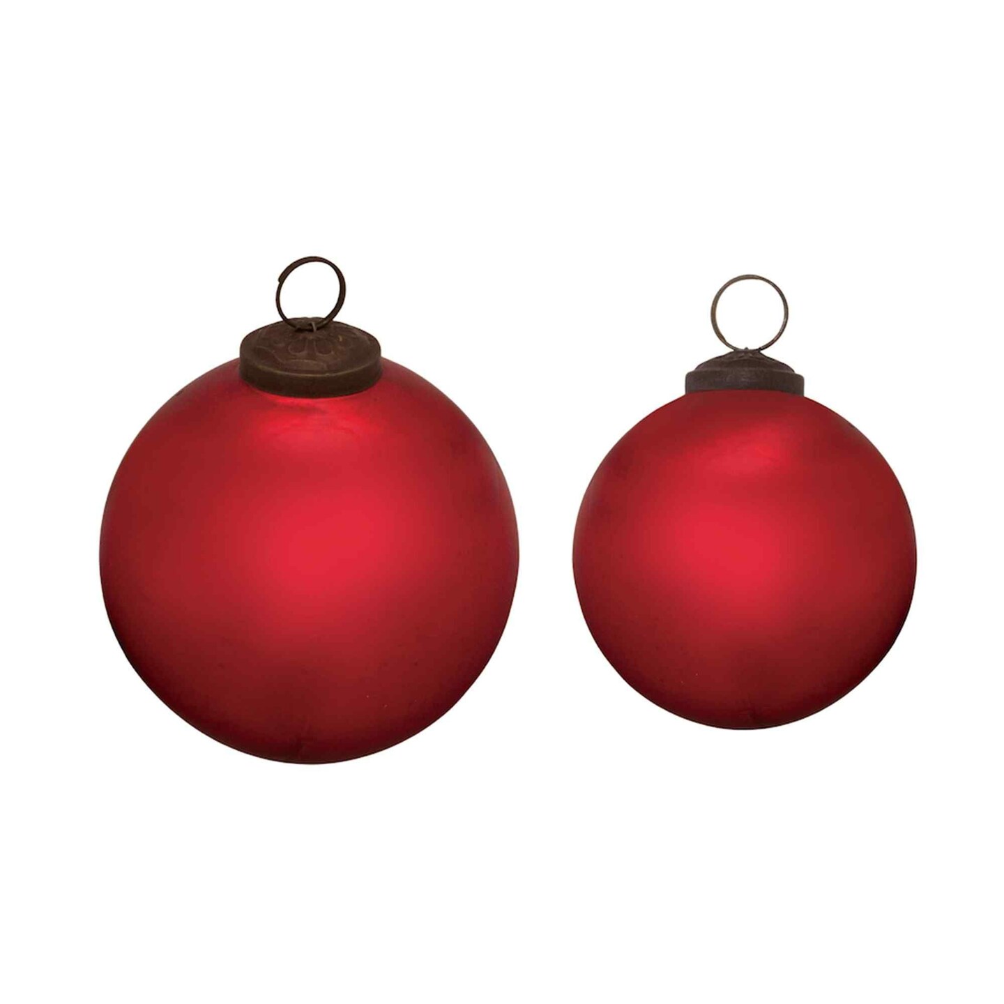 Frosted glass shop christmas ball ornaments