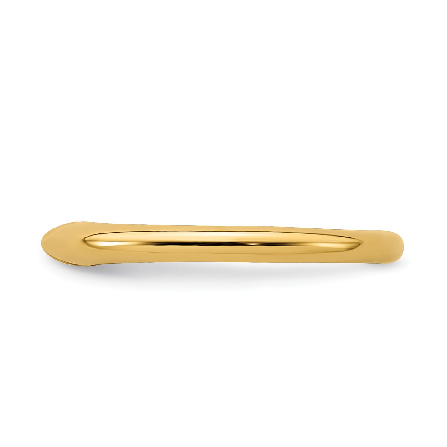 14K Gold 6 Prong Half Round Ring Shank
