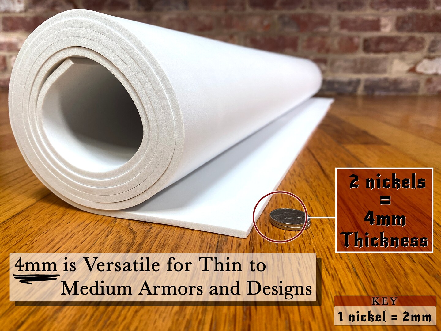 EVA Foam Cosplay | 14&#x22; x 39&#x22; Sheet | Ultra High Density 85kg/m3 | by The Foamory