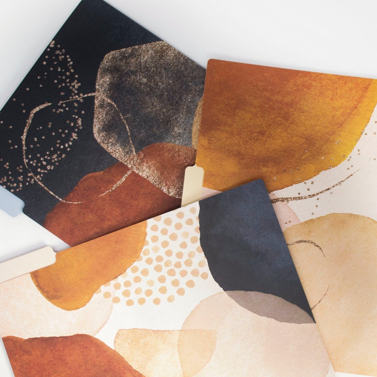 bloom daily planners File Folder Set, Earthy Abstract