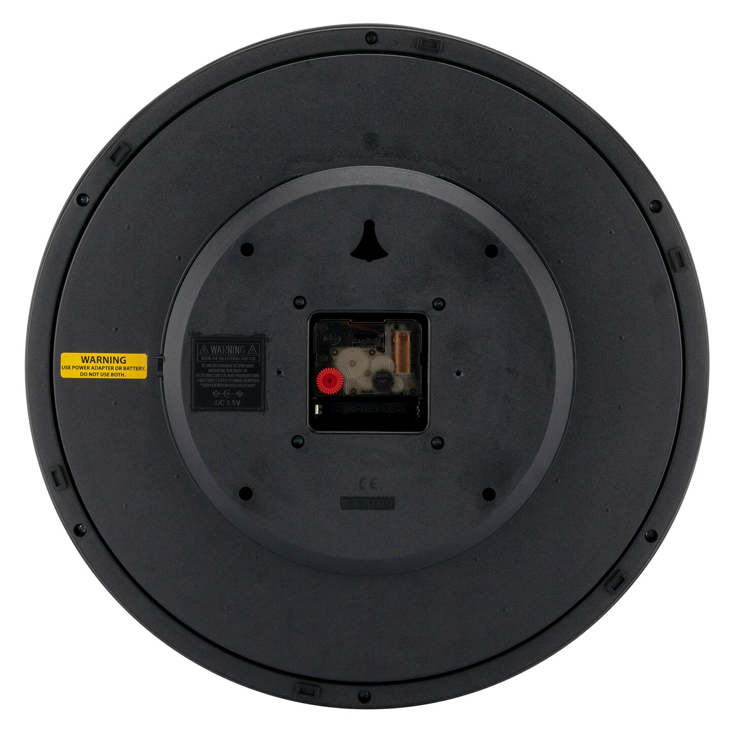 Westclox 14&#x22; Black Round Electric Powered Office Analog Quartz Accurate Wall Clock