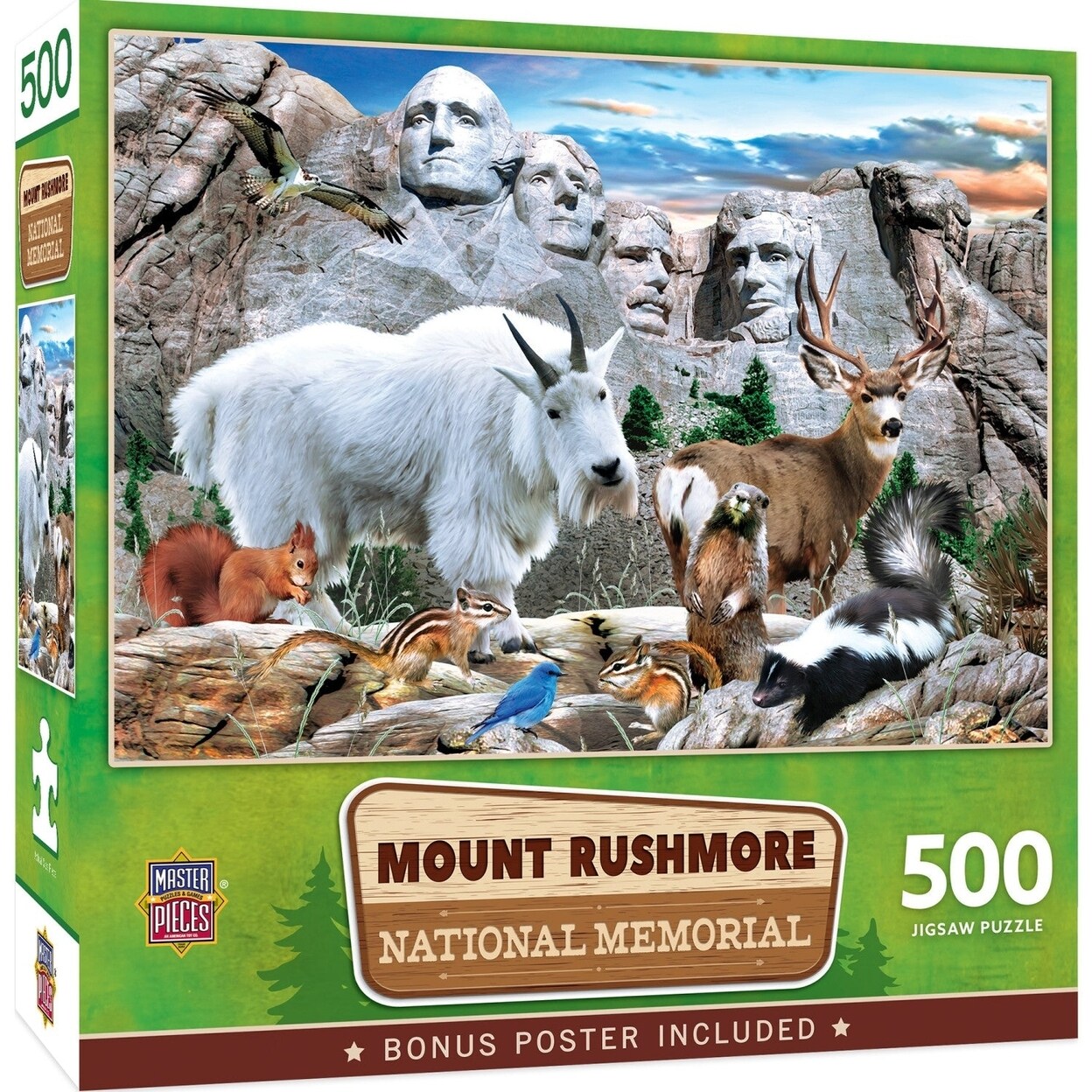 MasterPieces Mount Rushmore National Memorial 500 Piece Jigsaw Puzzle ...