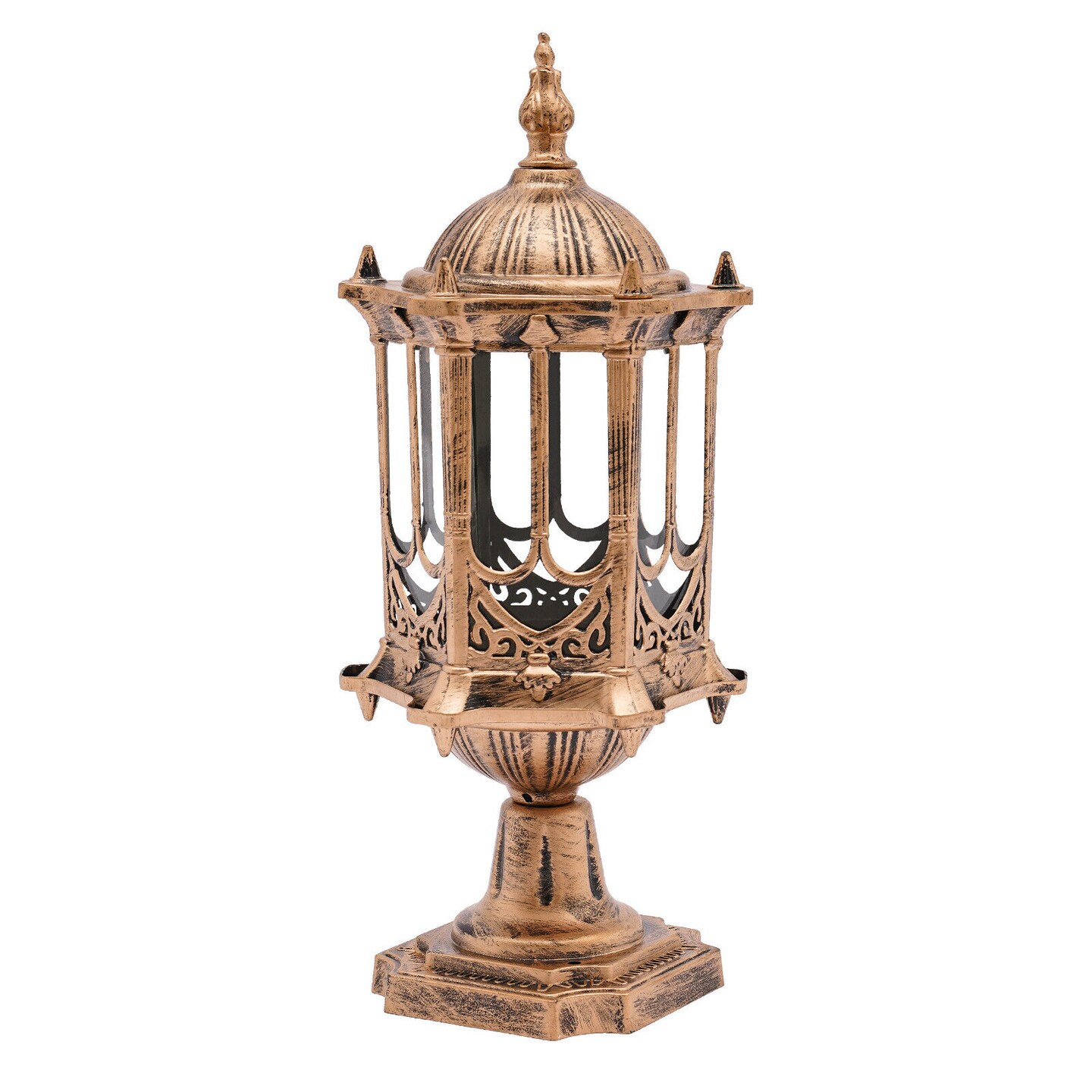 Kitcheniva Antique Bronze Outdoor Post Pole Light Fixture