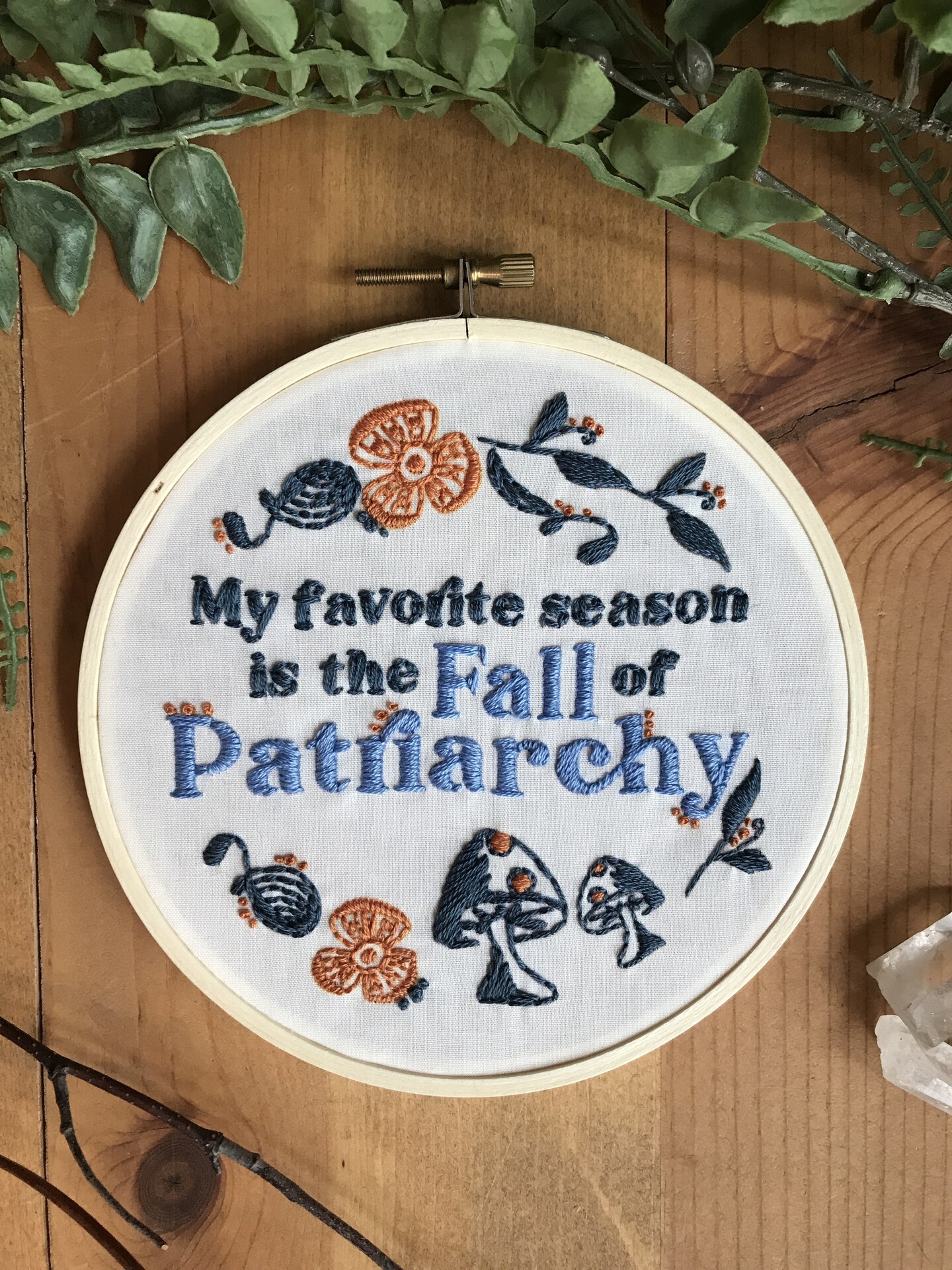DIY Stitch Kit - My Favorite Season is the Fall of Patriarchy